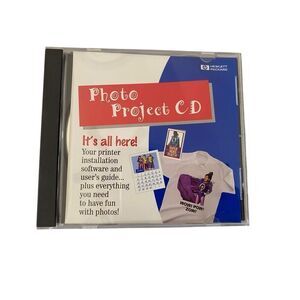 Hp Photo Project Cd Printer Installation Photo Software 1997 Windows Photography